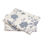 Agatha Floral Gauze Pillow Sham, Standard, Blue Dust, 2 Pack | Prairie Lane - View 5