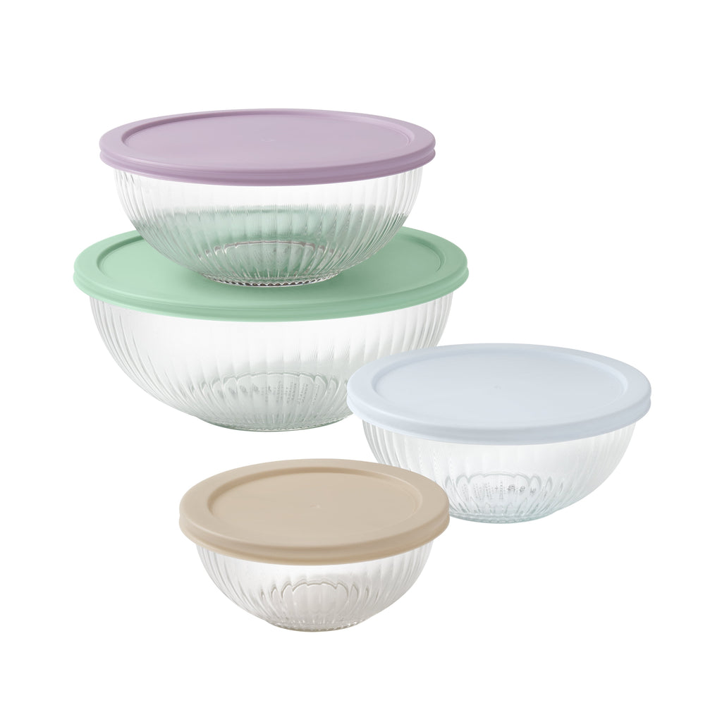 8-Piece Glass Mixing Bowl Set | Prairie Lane - View 2