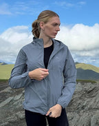 Women‘s UPF 50+ Windbreaker Jacket, Lightweight Packable Sun Protection Hoodie | Prairie Lane - View 6
