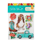 Assorted Adhesive Iron-on Patch Appliques Set, 7-Piece | Prairie Lane - View 3