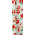 Vintage Floral White Double Fold Cotton Bias Tape Ribbon, 7/8" x 25 Yards | Prairie Lane - View 5