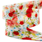 Sweet Rose Double Fold Cotton Quilt Binding Ribbon, 7/8" x 25 Yards | Prairie Lane - View 3