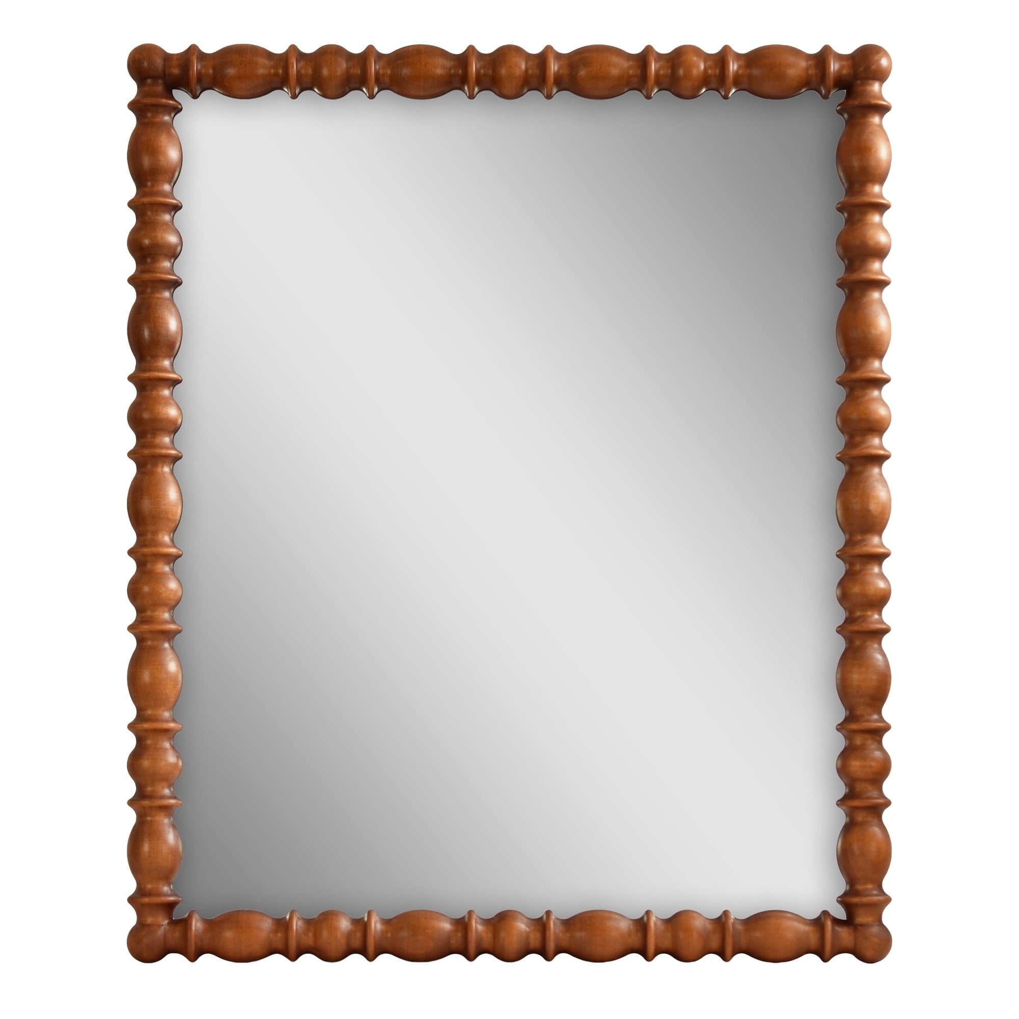 Harper Spindle Wood Decorative Wall Mirror | Prairie Lane - View 2