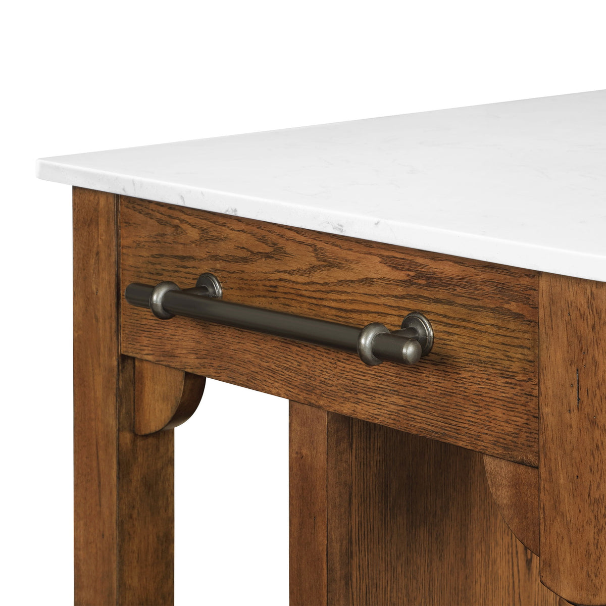 Harper Kitchen Island with Drawers, Homestead Brown | Prairie Lane - View 13