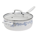 12-Piece Classic Ceramic Cookware Set, Agatha Blue | Prairie Lane - View 13