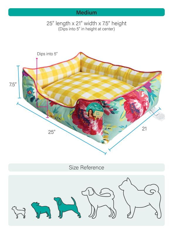 Pet Bed, Sweet Romance Medium 25" x 21" | Prairie Lane - View 9