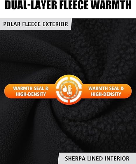 Women's Long Fleece Jacket Thermal Sherpa Lined Full Zip Up Hoodies with | Prairie Lane - View 5