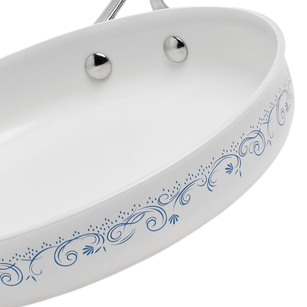 12-Piece Classic Ceramic Cookware Set, Agatha Blue | Prairie Lane - View 21