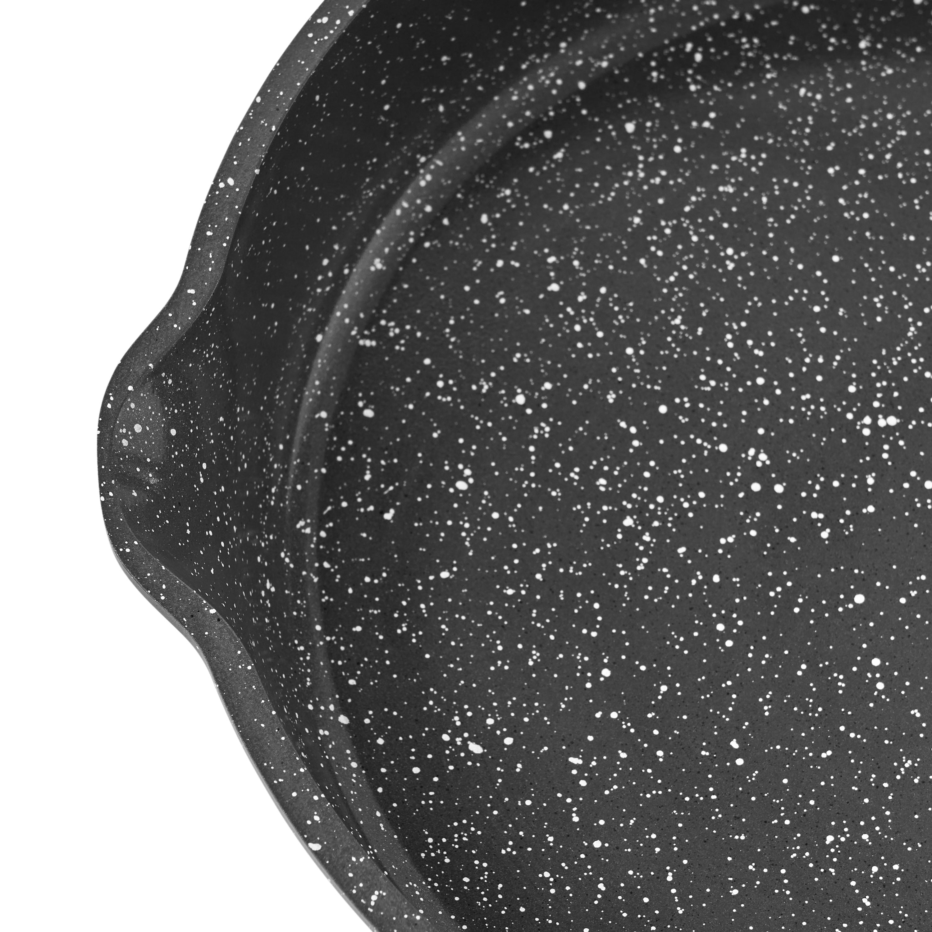 Prairie Signature Cast Aluminum 12" Fry Pan, Charcoal Speckle | Prairie Lane - View 4