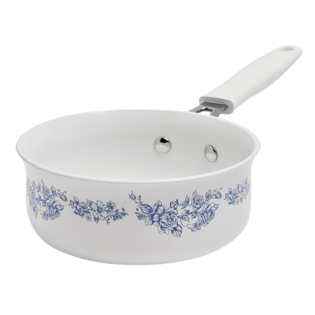 12-Piece Classic Ceramic Cookware Set, Agatha Blue | Prairie Lane - View 19