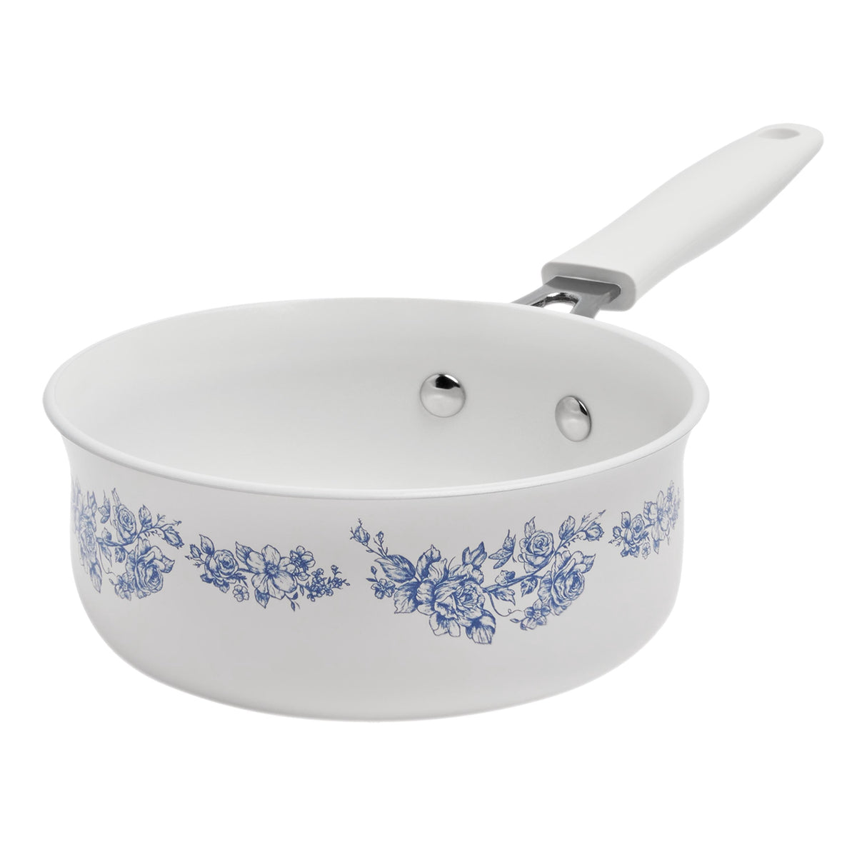 12-Piece Classic Ceramic Cookware Set, Agatha Blue | Prairie Lane - View 19