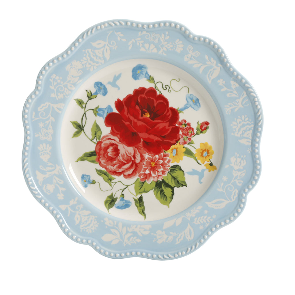 Sweet Rose 12-Piece Dinnerware Set | Prairie Lane - View 4