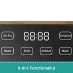 The Pioneer Woman 5.8 Qt Air Fryer, Linen Speckle - Energy Efficient