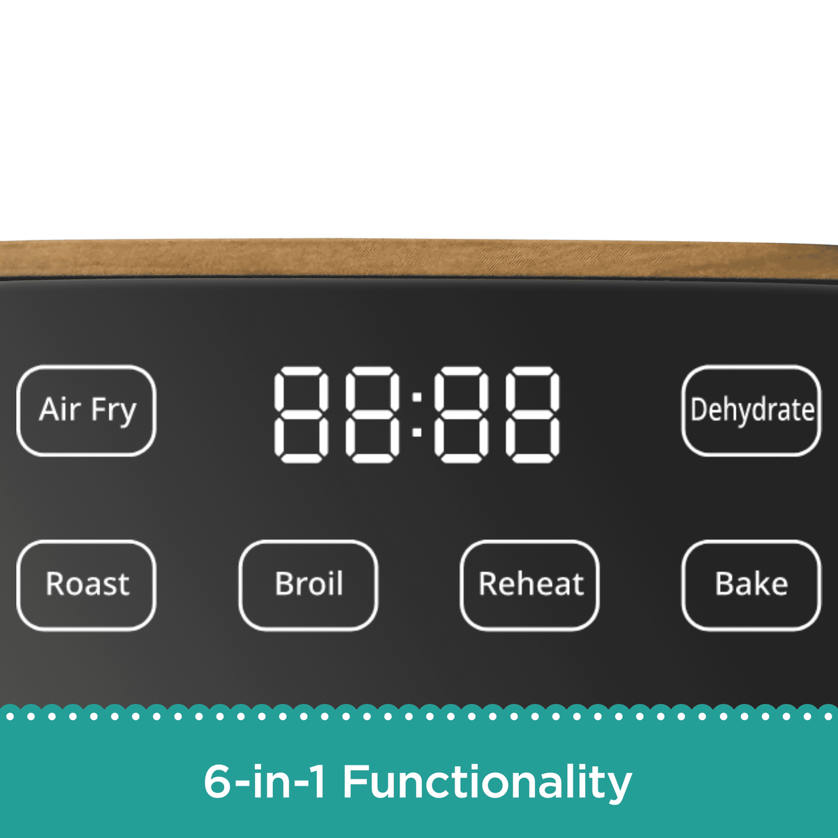 The Pioneer Woman 5.8 Qt Air Fryer, Linen Speckle - Energy Efficient